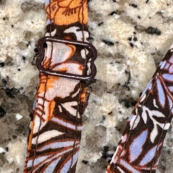 Jopra Flirty Crop Tank Top Womens Large Spaghetti Strap Floral Doll Bohemian - Picture 9 of 9